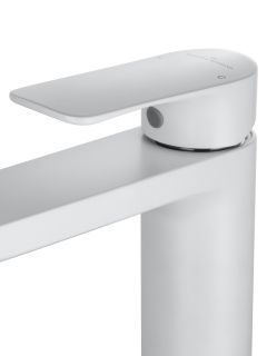 Смеситель для раковины Wonzon & Woghand Line WW-A40732-MW белый матовый